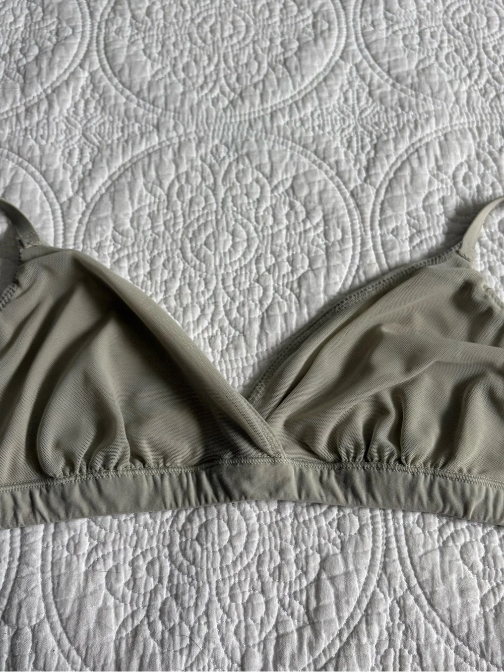 Skims Fits Everybody Triangle Bralette Size M - Picture 4 of 5